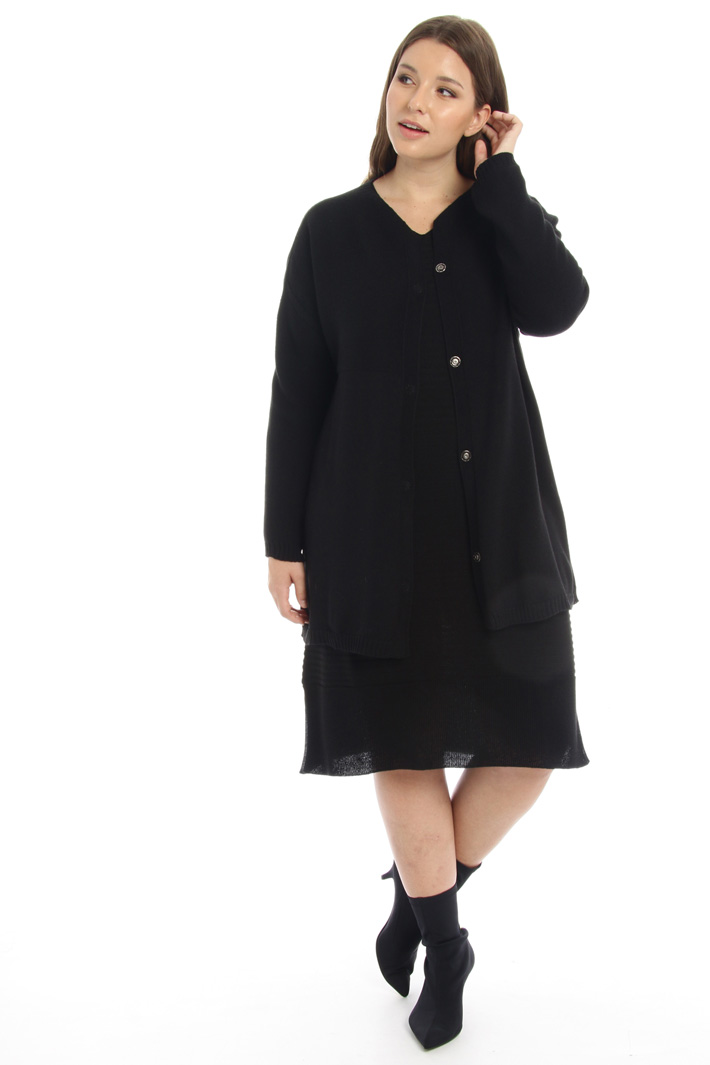 Wool blend cardigan Intrend Wool blend cardigan Intrend