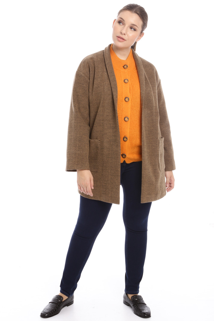 Mohair blend cardigan Intrend Mohair blend cardigan Intrend