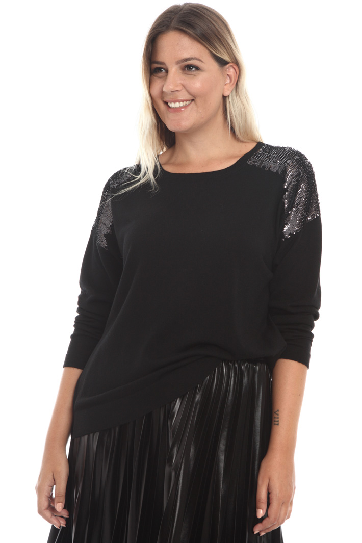 Sequin wool sweater Intrend Sequin wool sweater Intrend