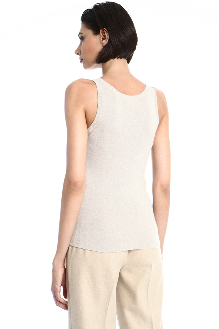 Silk and cashmere tank top Intrend Silk and cashmere tank top Intrend