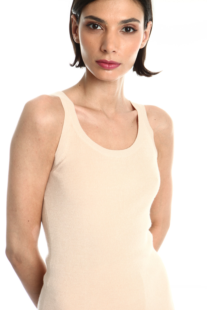 Silk and cashmere tank top Intrend Silk and cashmere tank top Intrend