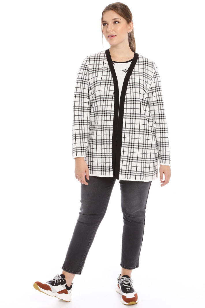 Wool jacquard sweater Intrend Wool jacquard sweater Intrend