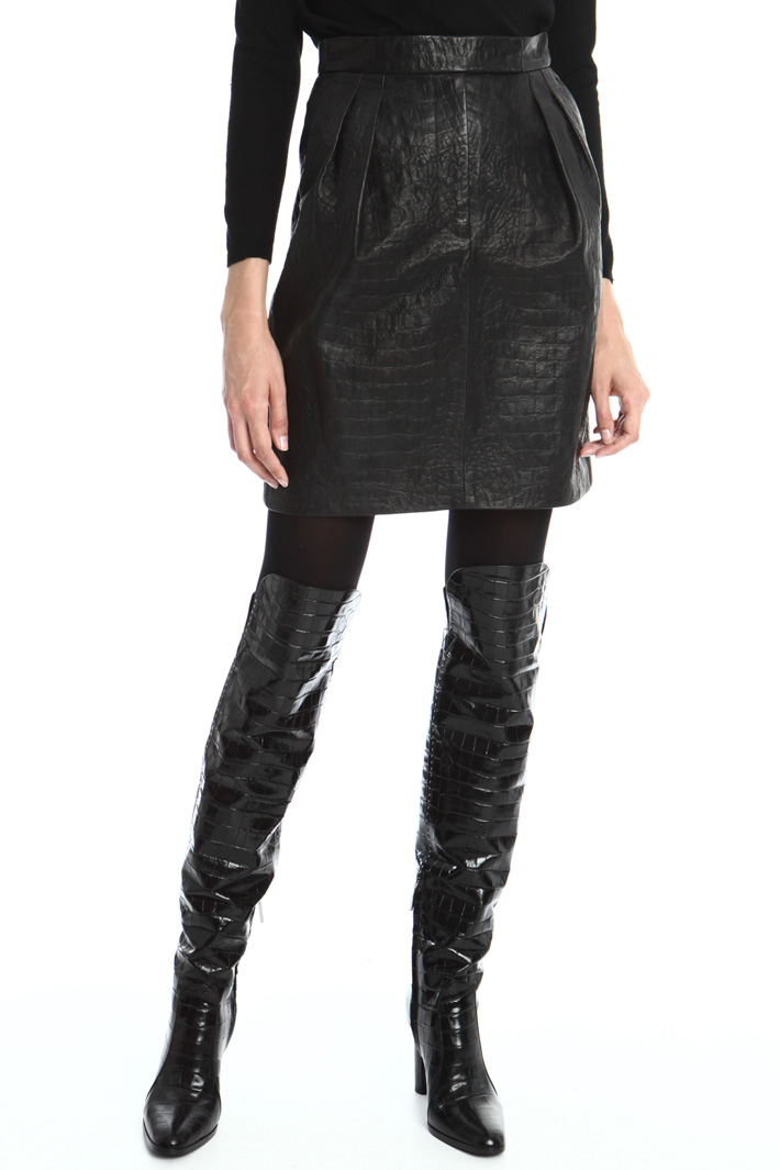 Nappa croc skirt Intrend Nappa croc skirt Intrend