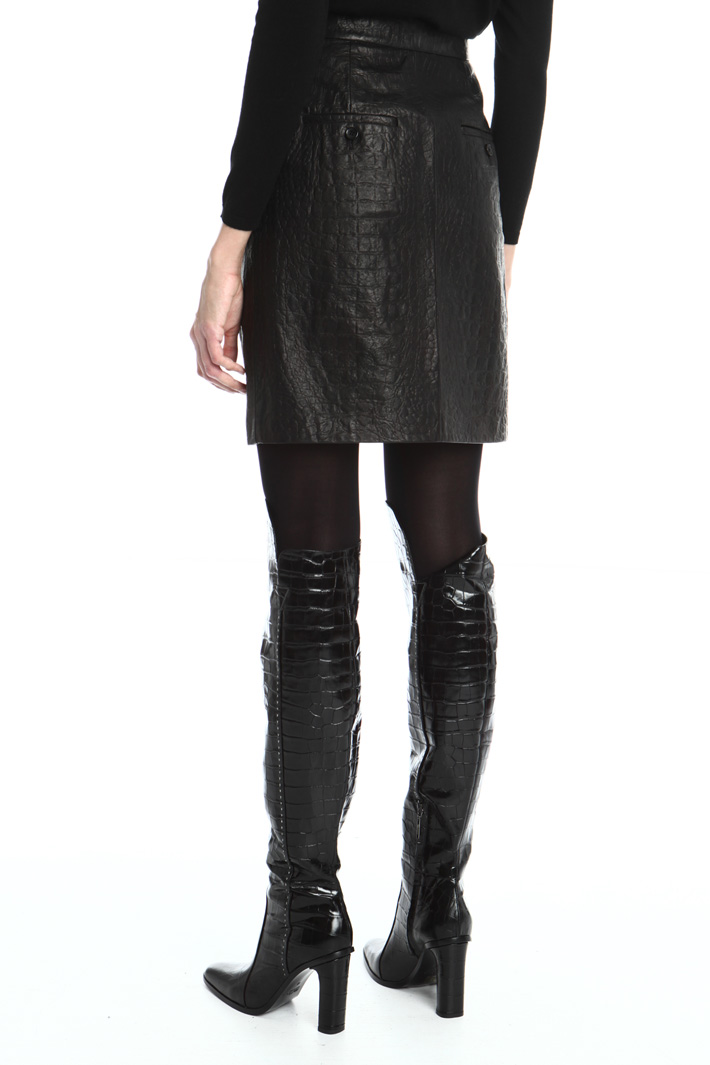 Nappa croc skirt Intrend Nappa croc skirt Intrend