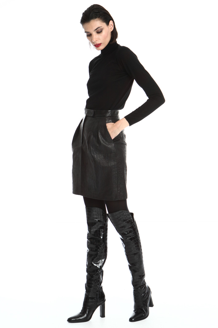 Nappa croc skirt Intrend Nappa croc skirt Intrend