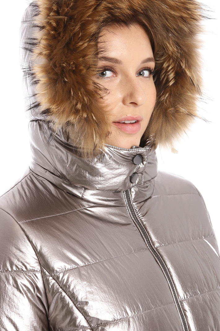 Laminated puffer coat Intrend Laminated puffer coat Intrend