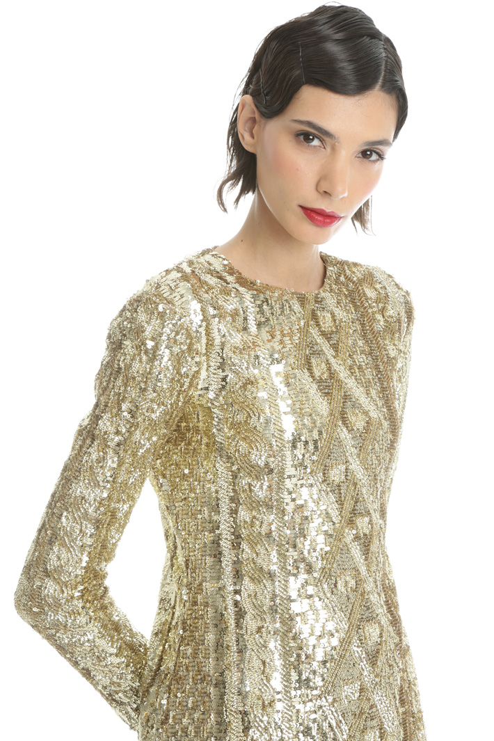 Sequin short dress Intrend Sequin short dress Intrend