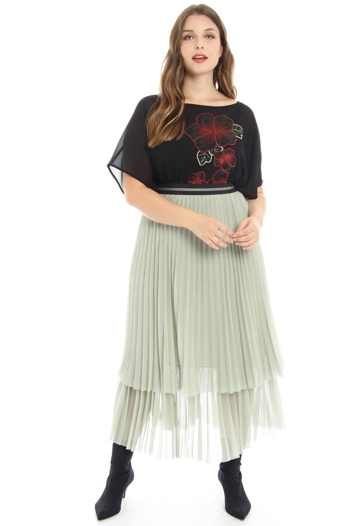 Pleated jersey skirt Intrend Pleated jersey skirt Intrend