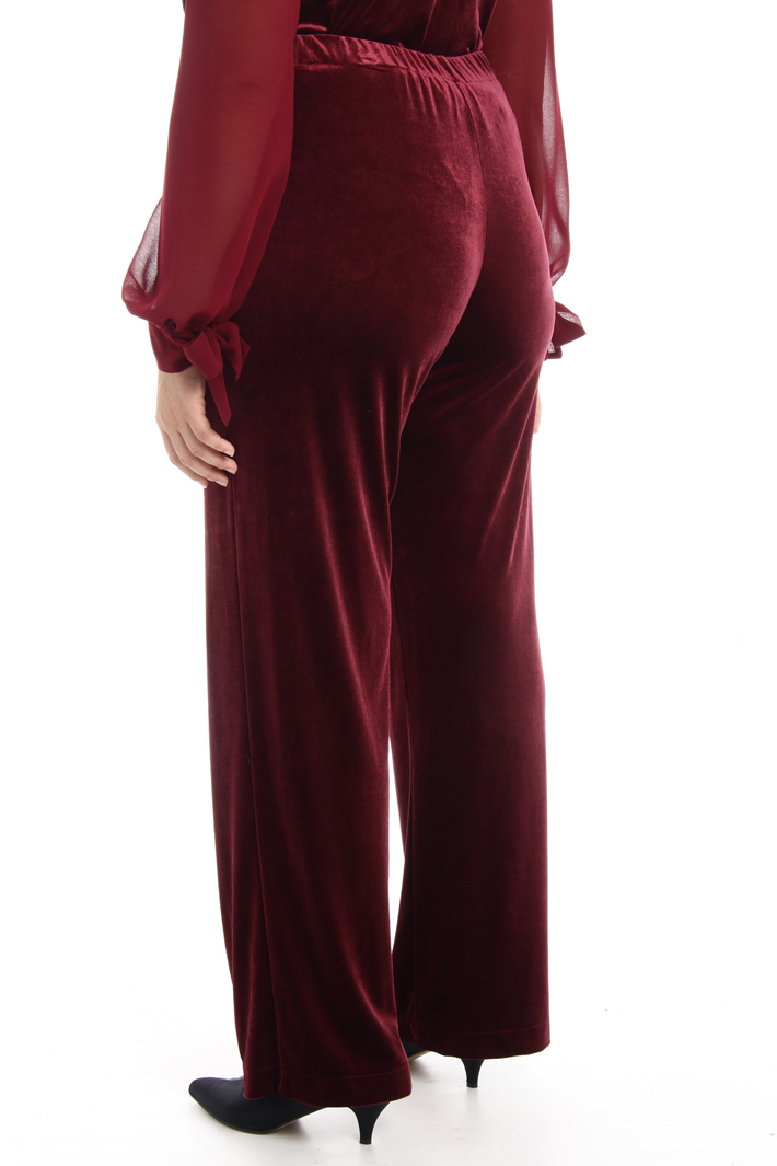 Velvet jersey trousers Intrend Velvet jersey trousers Intrend