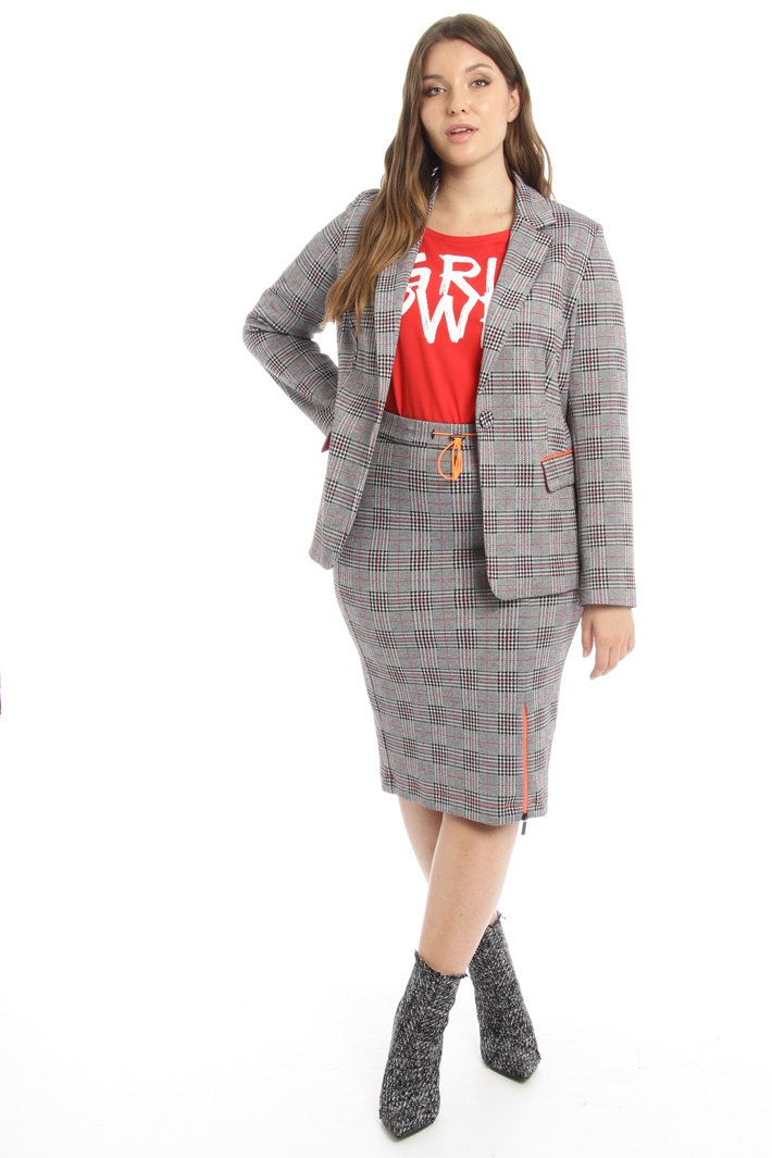 Single-button jersey jacket Intrend Single-button jersey jacket Intrend