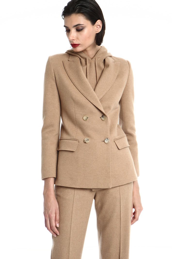 Double breasted camel blazer Intrend Double breasted camel blazer Intrend