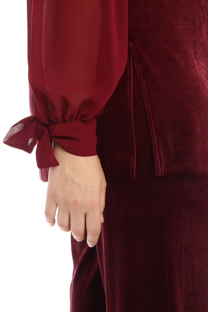 Velvet jersey tunic Intrend Velvet jersey tunic Intrend