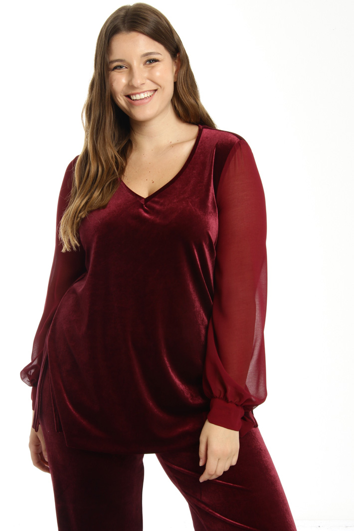 Velvet jersey tunic Intrend Velvet jersey tunic Intrend