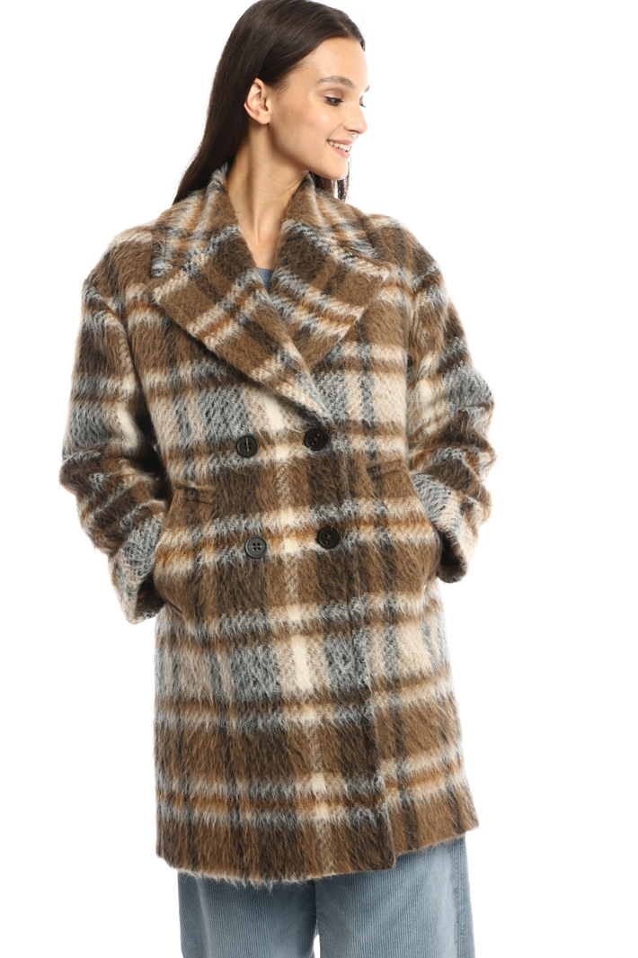 Checked coat Intrend Checked coat Intrend