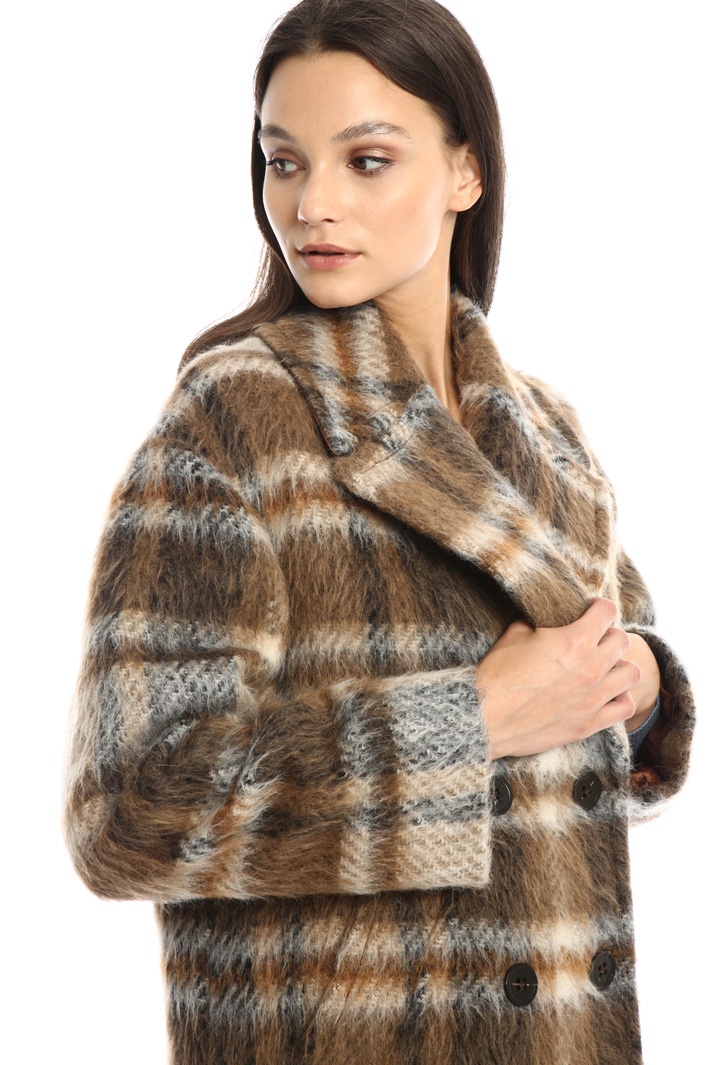 Checked coat Intrend Checked coat Intrend