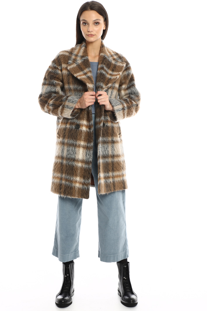 Checked coat Intrend Checked coat Intrend