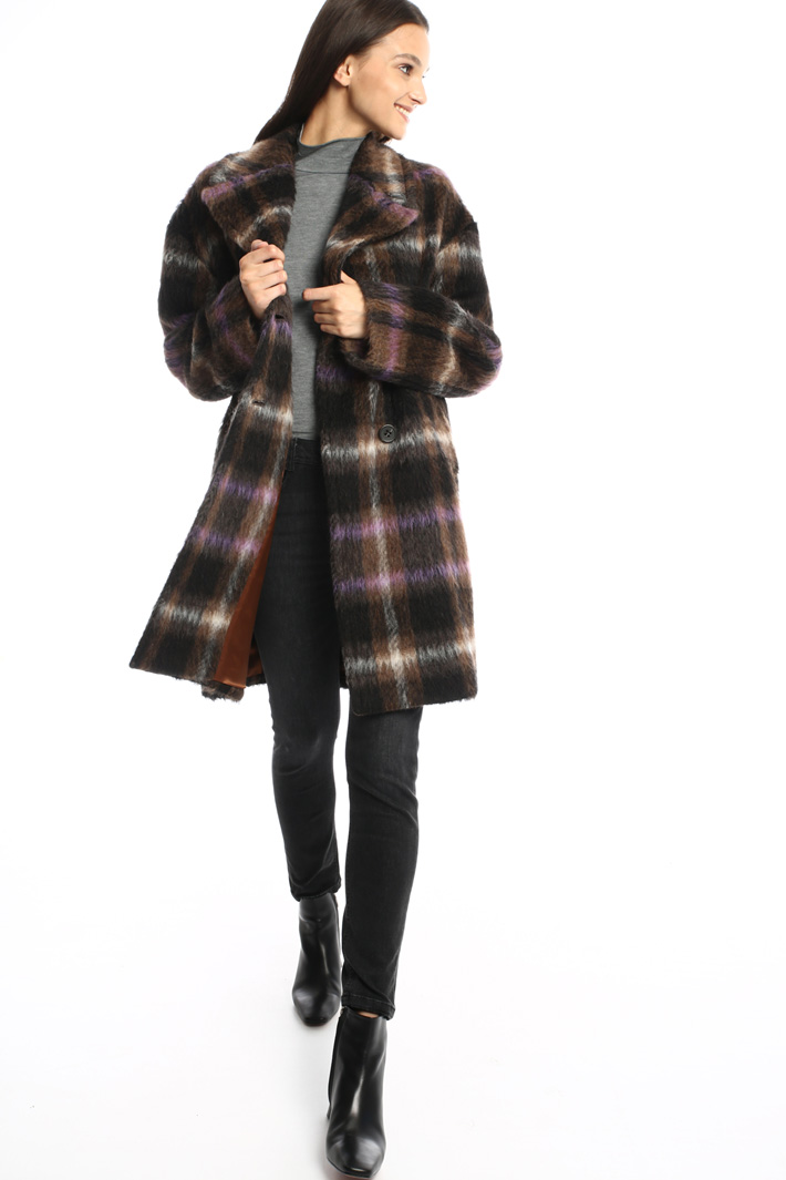 Checked coat Intrend Checked coat Intrend