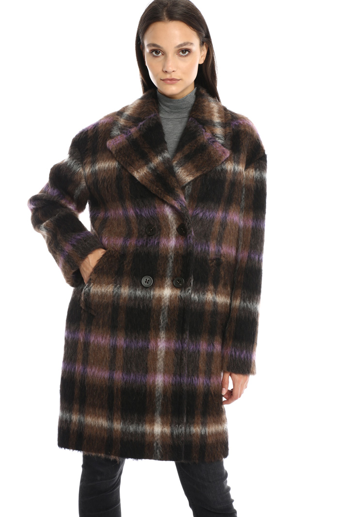 Checked coat Intrend Checked coat Intrend
