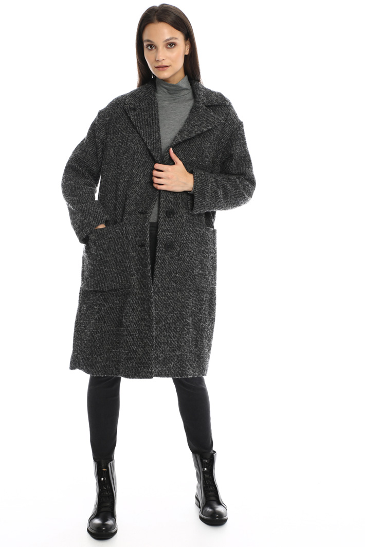Bouclé coat Intrend Bouclé coat Intrend