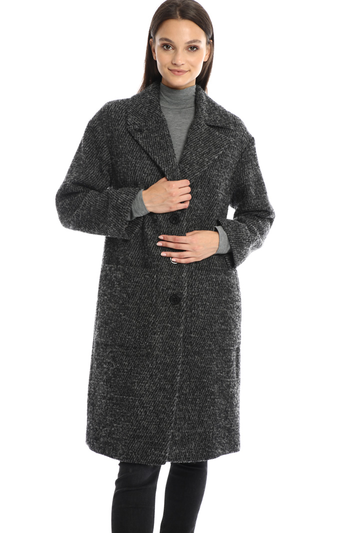 Bouclé coat Intrend Bouclé coat Intrend