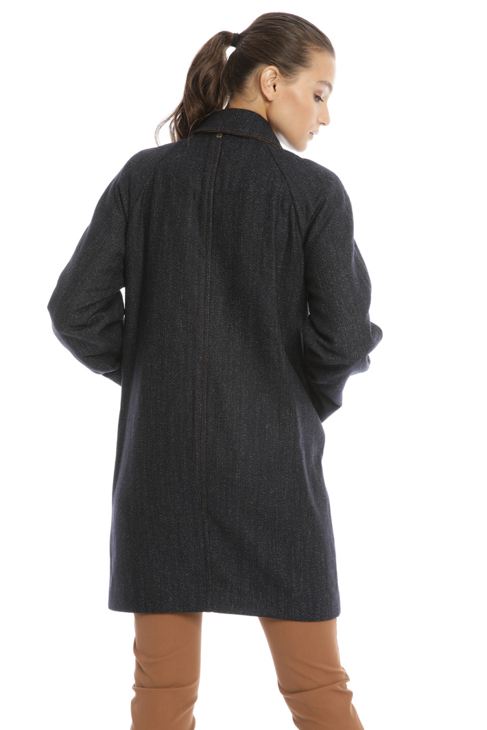 Denim effect coat Intrend Denim effect coat Intrend