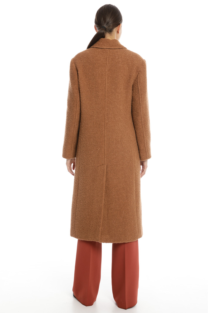Double-breasted bouclé coat Intrend Double-breasted bouclé coat Intrend