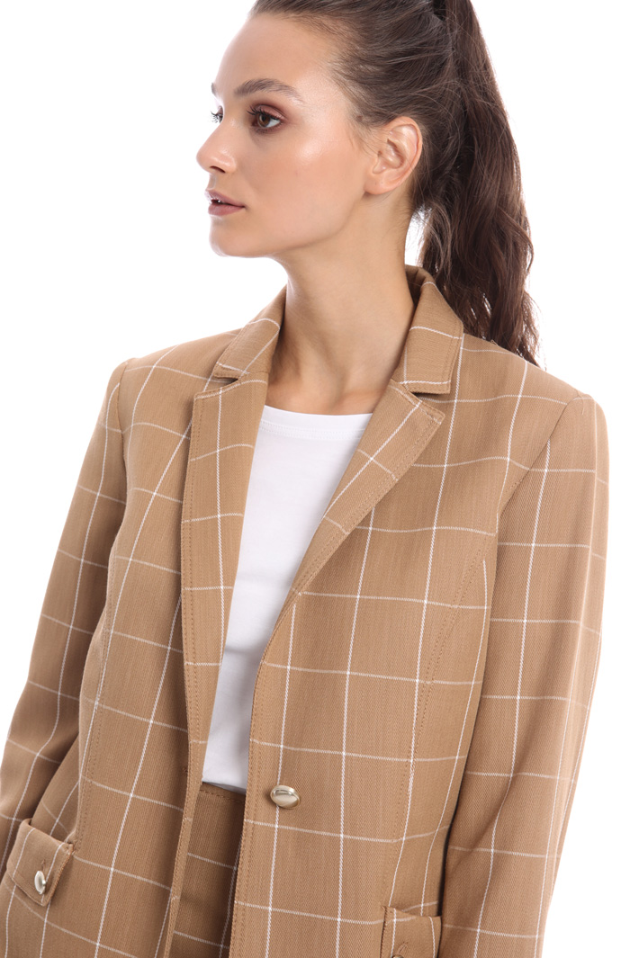 Jacquard cotton blazer Intrend Jacquard cotton blazer Intrend