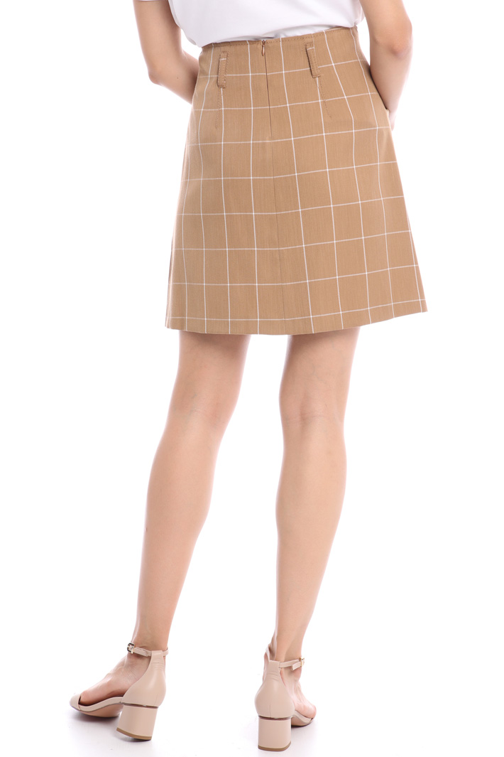 Jacquard cotton mini skirt Intrend Jacquard cotton mini skirt Intrend