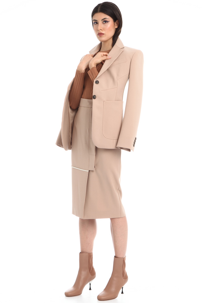 Wool gabardine skirt Intrend Wool gabardine skirt Intrend