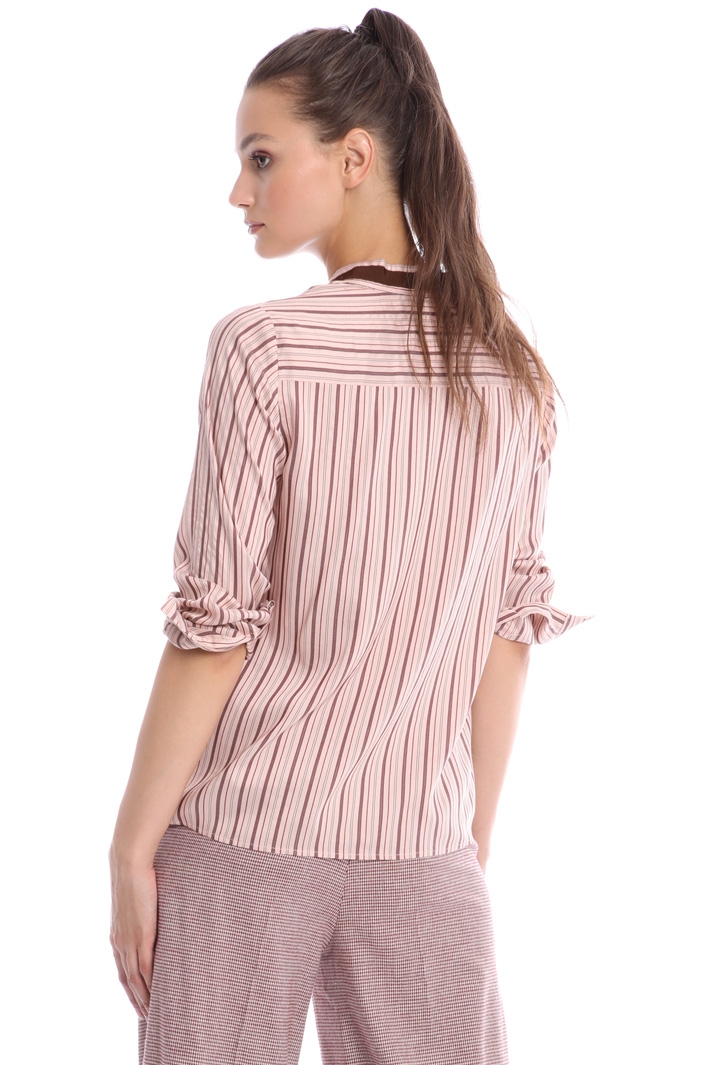 Band collar blouse Intrend Band collar blouse Intrend