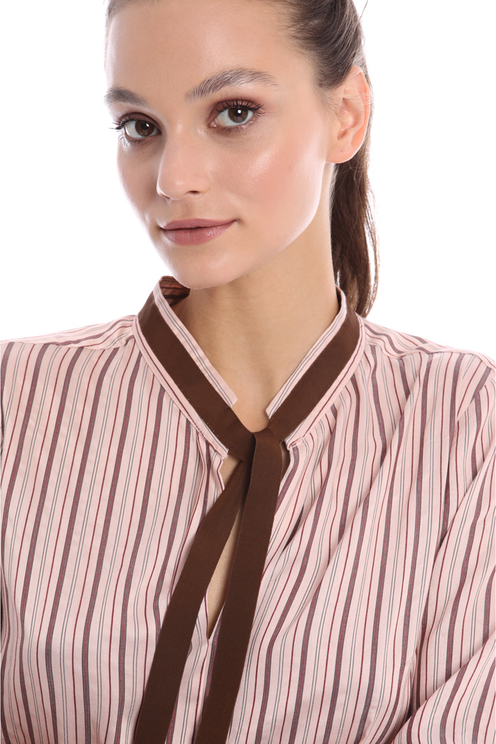Band collar blouse Intrend Band collar blouse Intrend
