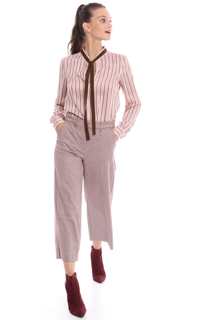 Band collar blouse Intrend Band collar blouse Intrend
