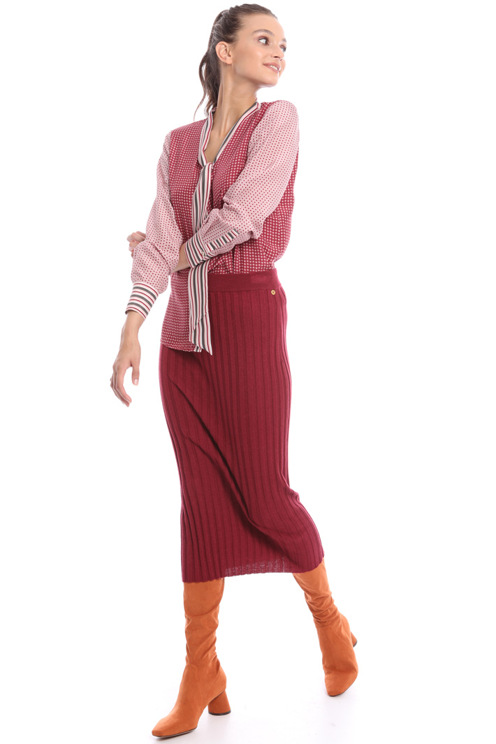 Scarf neck shirt Intrend Scarf neck shirt Intrend