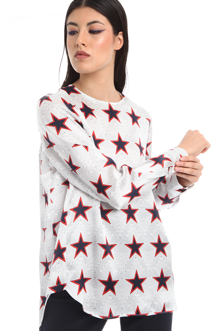 Stars print shirt Intrend Stars print shirt Intrend