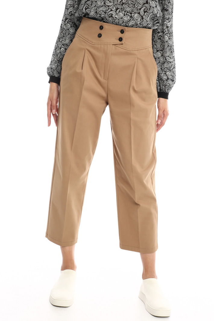 Cotton satin trousers Intrend Cotton satin trousers Intrend