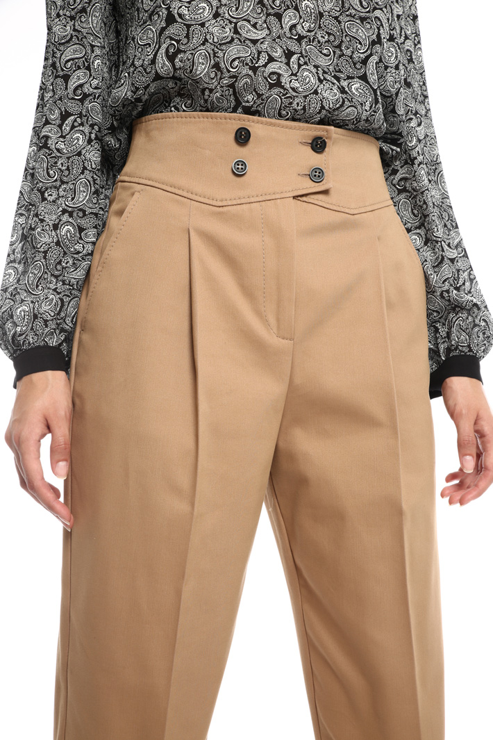 Cotton satin trousers Intrend Cotton satin trousers Intrend