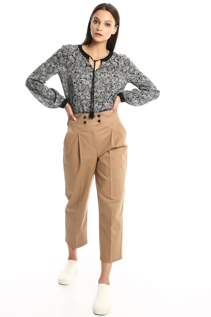 Cotton satin trousers Intrend Cotton satin trousers Intrend