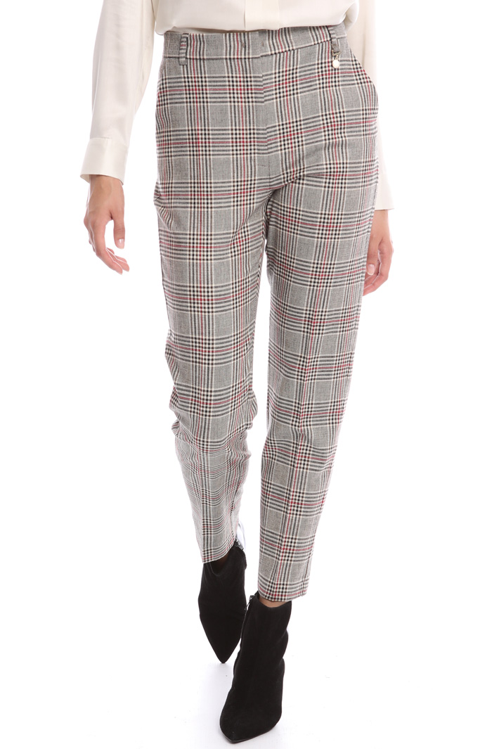 Check slim fit trousers Intrend Check slim fit trousers Intrend