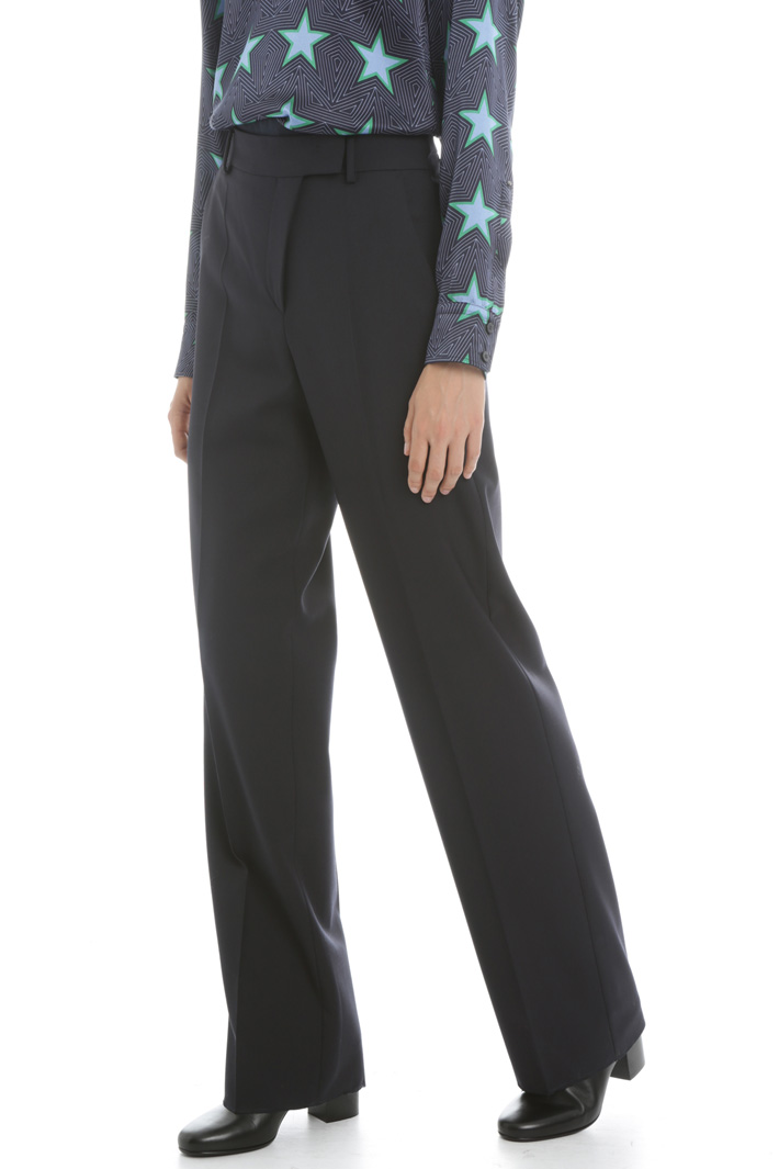 Wool gabardine trousers Intrend Wool gabardine trousers Intrend