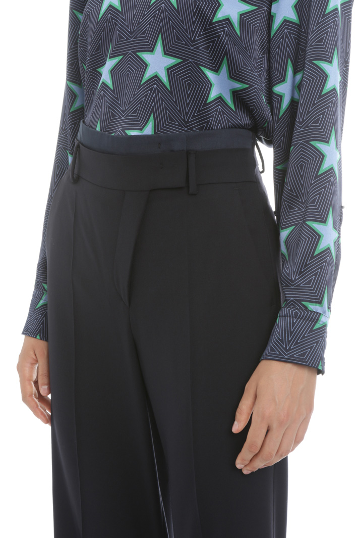 Wool gabardine trousers Intrend Wool gabardine trousers Intrend