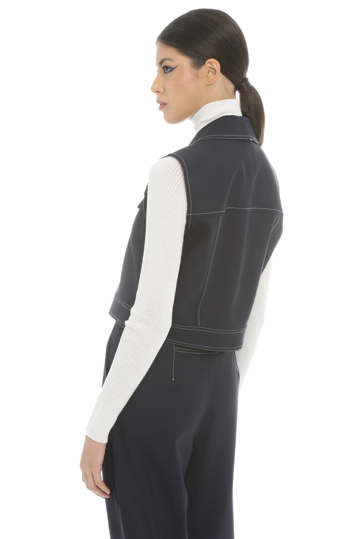 Stretch gabardine vest Intrend Stretch gabardine vest Intrend