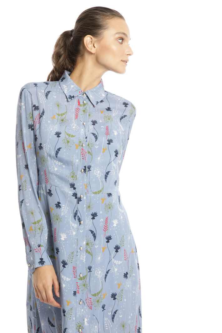 Chemisier with botanical print Intrend Chemisier with botanical print Intrend