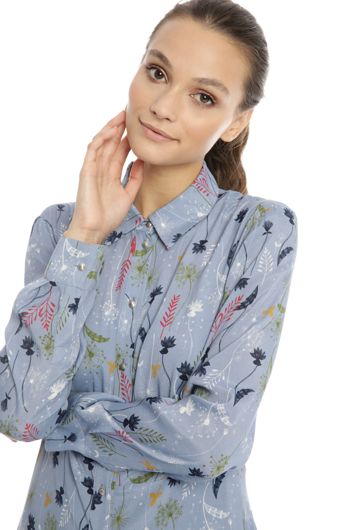 Chemisier with botanical print Intrend Chemisier with botanical print Intrend