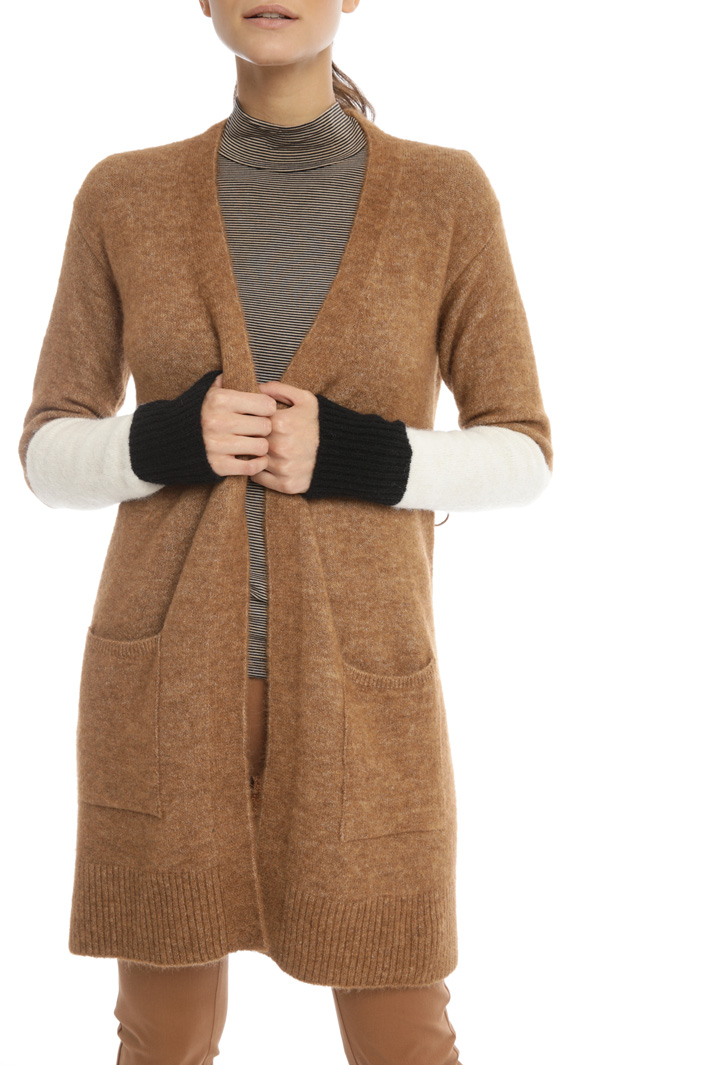 Colour block cardigan Intrend Colour block cardigan Intrend