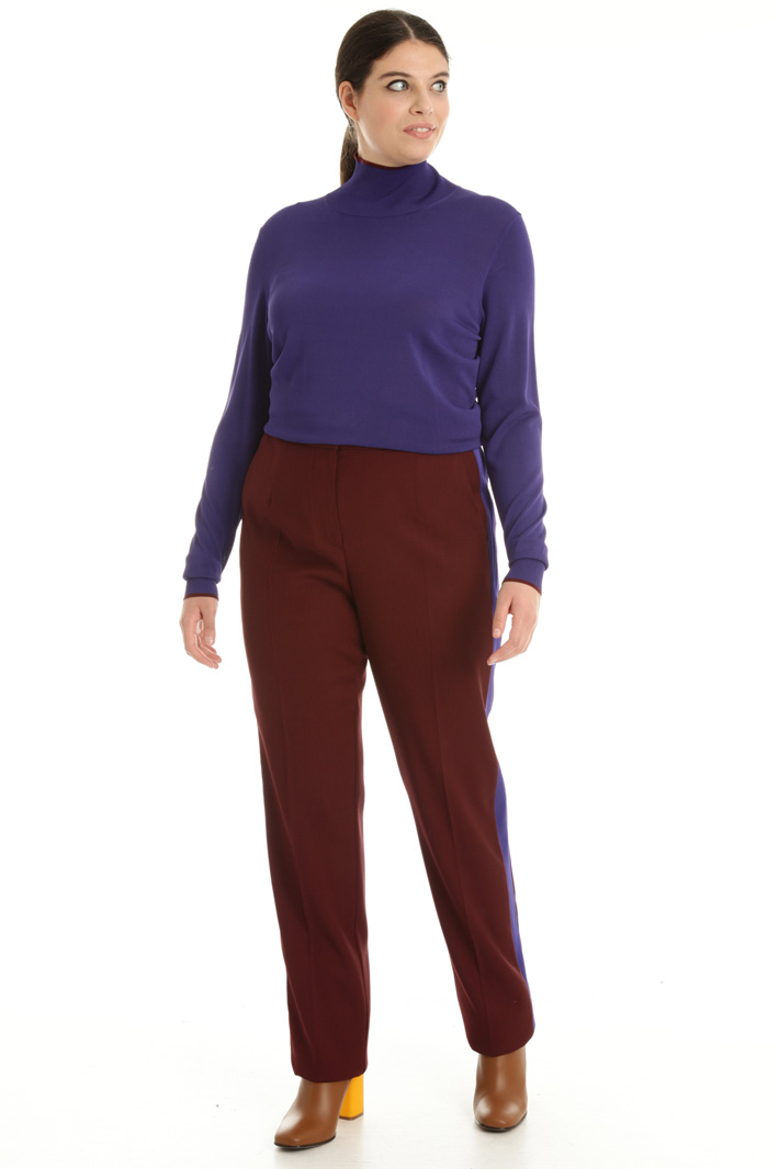 Viscose turtleneck sweater Intrend Viscose turtleneck sweater Intrend