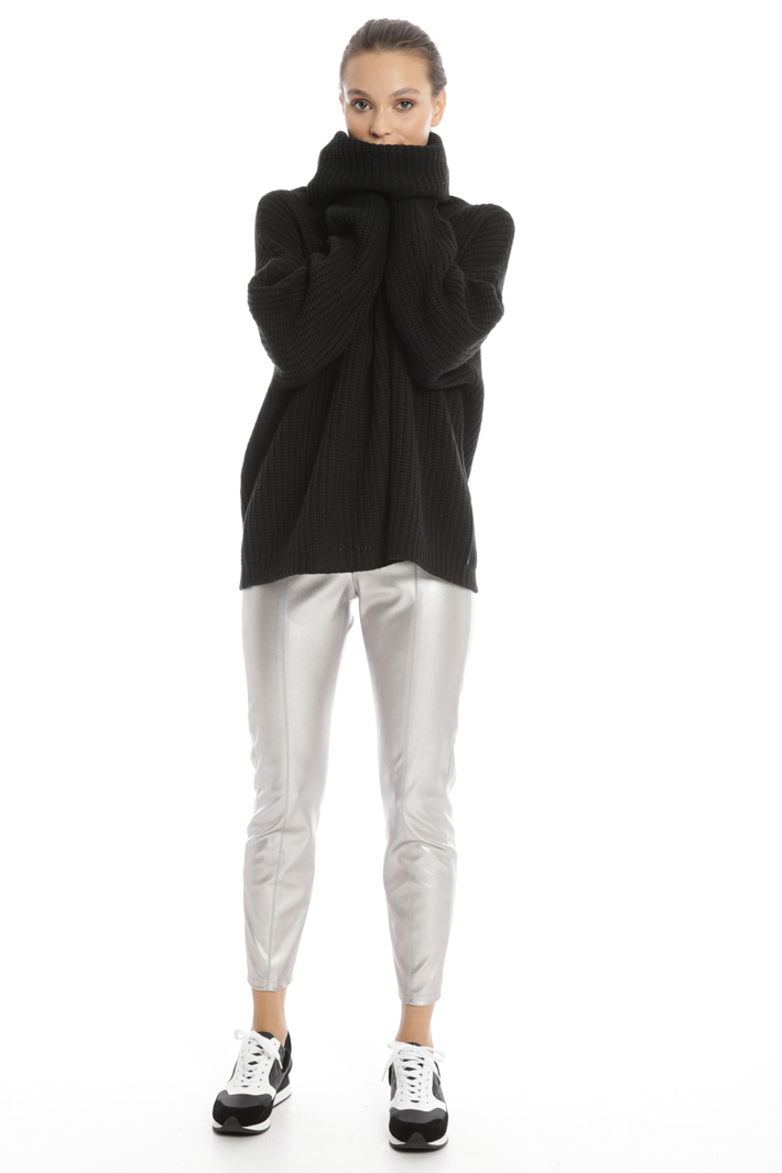 Coocon jumper with maxi-neck Intrend Coocon jumper with maxi-neck Intrend