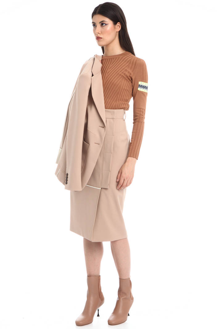 Pocket sleeve sweater Intrend Pocket sleeve sweater Intrend