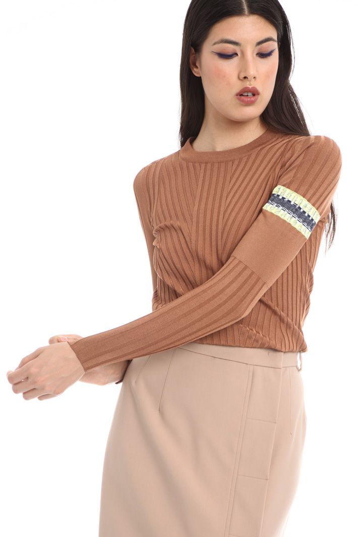 Pocket sleeve sweater Intrend Pocket sleeve sweater Intrend