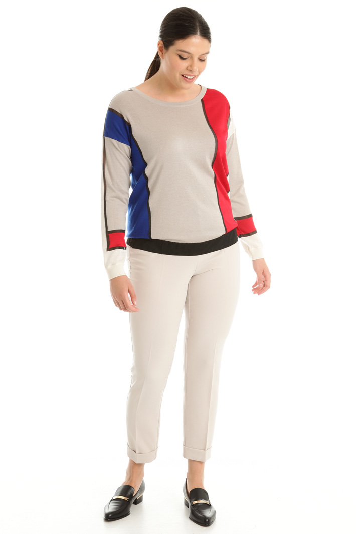 Inlay wool sweater Intrend Inlay wool sweater Intrend