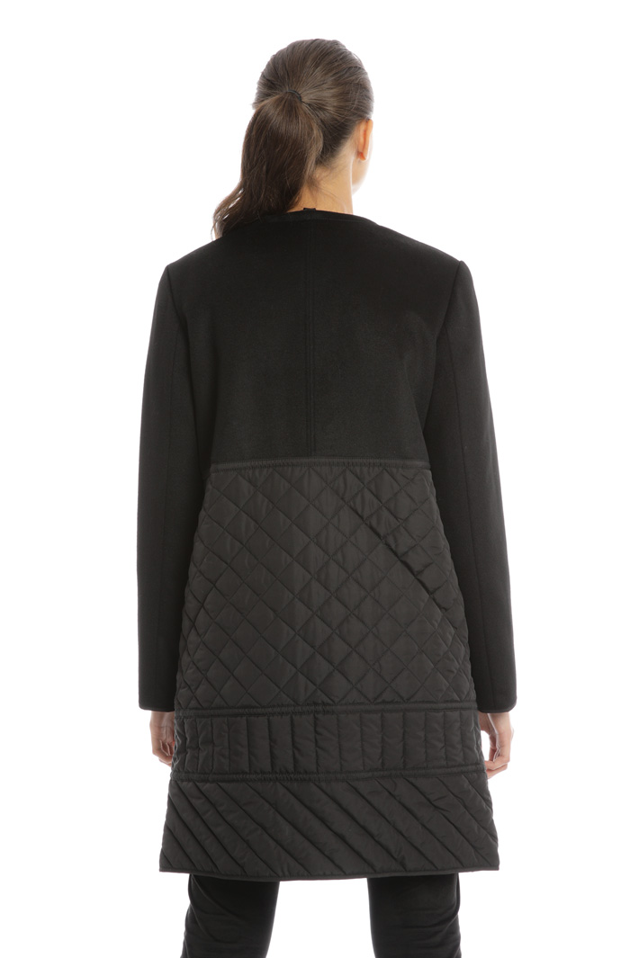Padded coat with wool inserts Intrend Padded coat with wool inserts Intrend